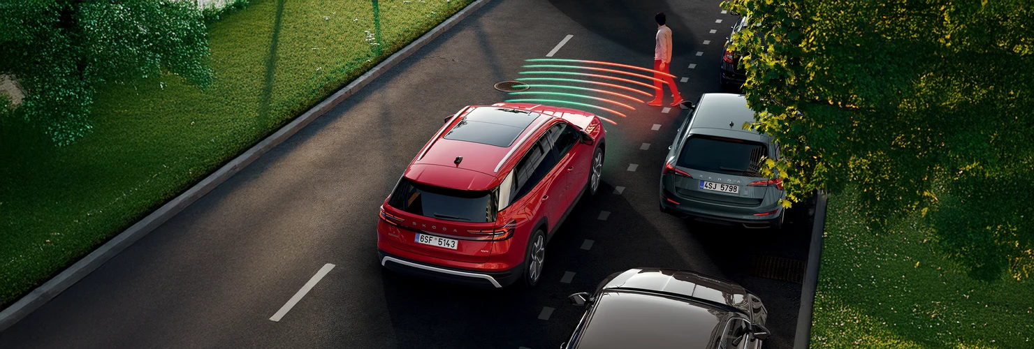 Side Assist monitors your blind spots and approaching vehicles from behind, alerting you through LED indicators on the mirrors so lane changes feel more informed and confident.